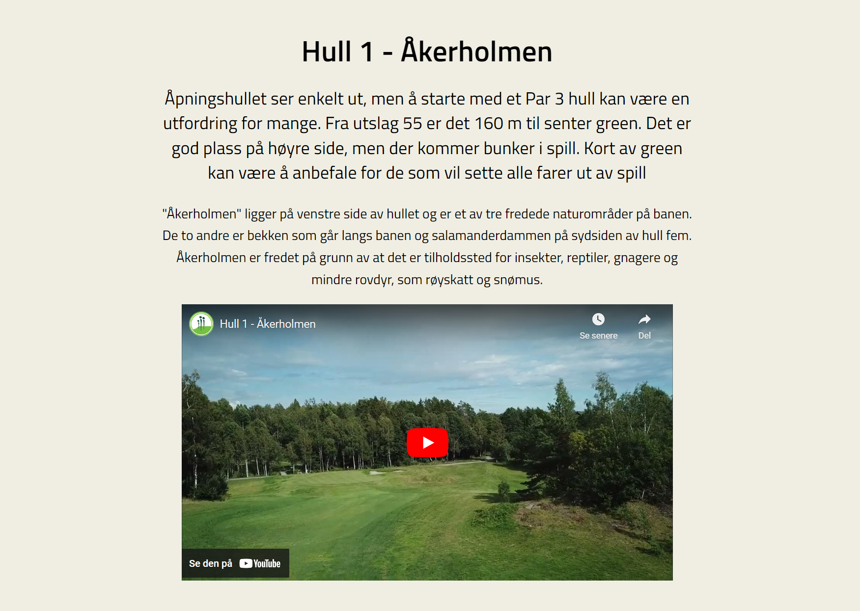Utsnitt hullvideo